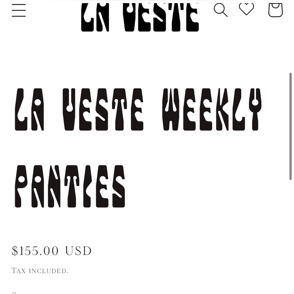 La Veste Weekly Panties - Picture 5 of 10
